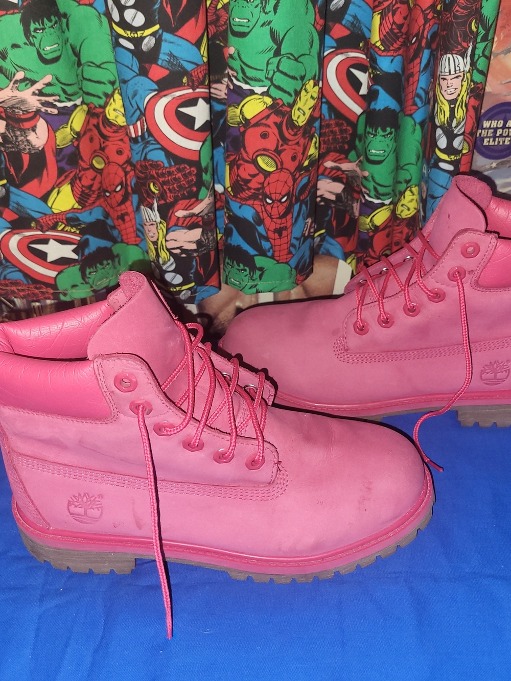 Timberland Women's Pink Premium Waterproof Boots Size 6